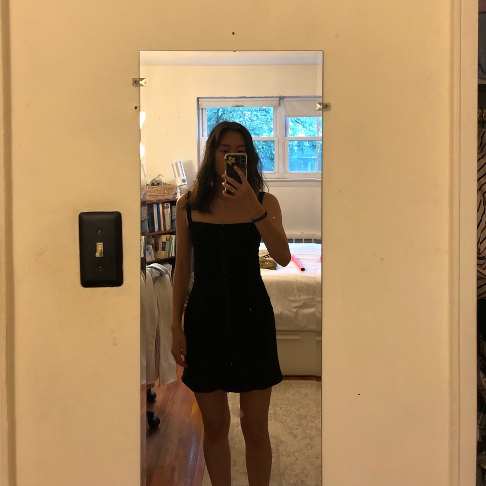 Reformation Nellie Dress in black. Size small.